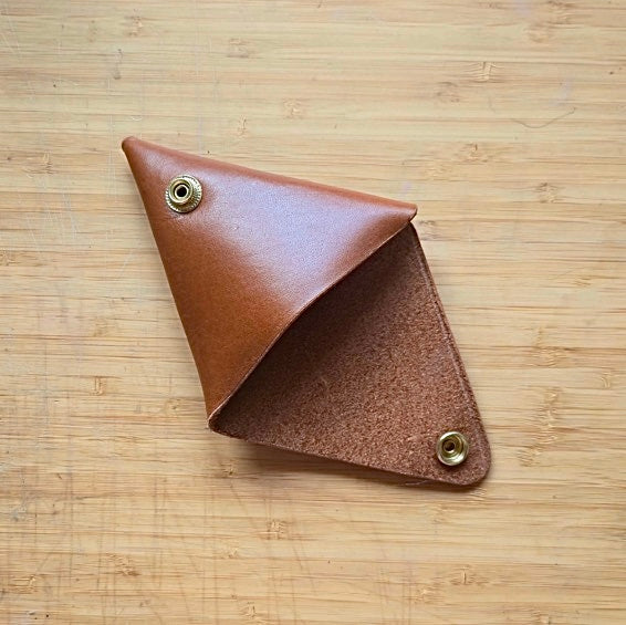 Triangle coin purse